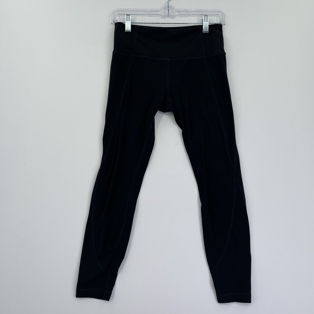 Athleta Small Womens Pants Black Cropped Leggings